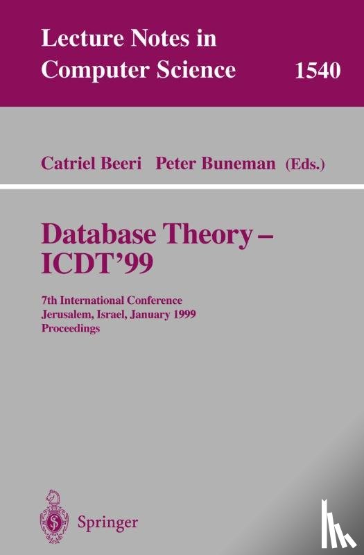  - Database Theory - ICDT'99