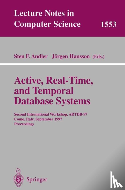  - Active, Real-Time, and Temporal Database Systems