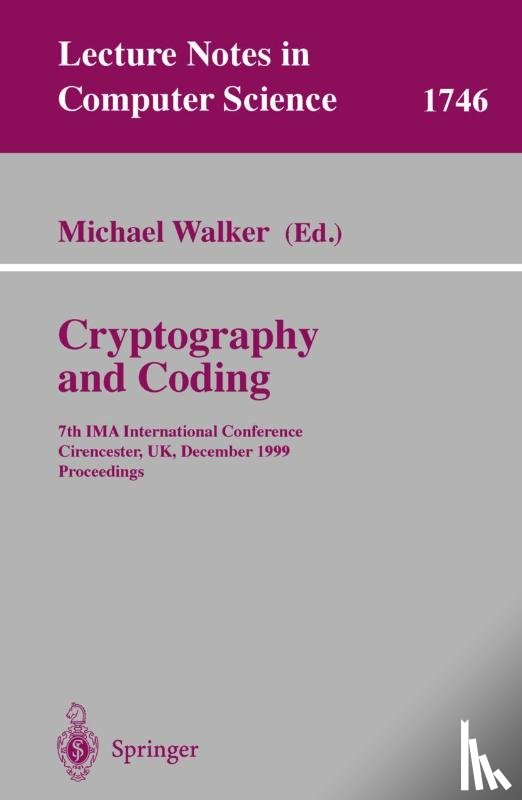  - Cryptography and Coding