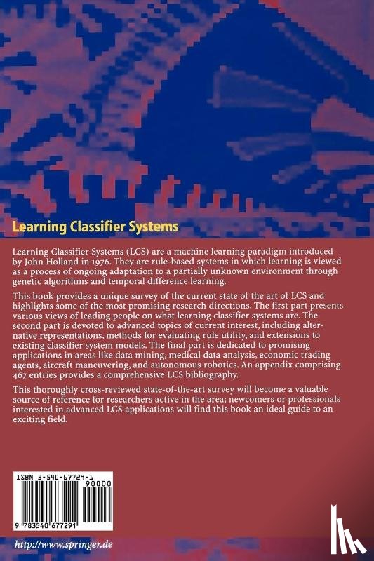  - Learning Classifier Systems