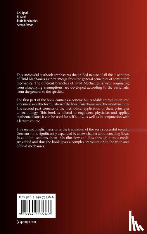 Joseph Spurk, Nuri Aksel - Fluid Mechanics