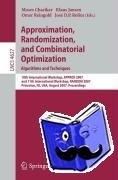  - Approximation, Randomization, and Combinatorial Optimization. Algorithms and Techniques
