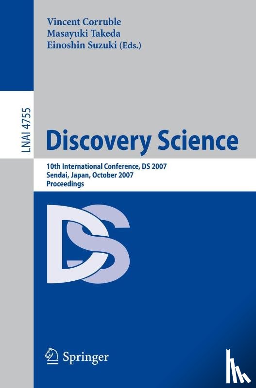 Vincent Corruble, Masayuki Takeda, Einoshin Suzuki - Discovery Science