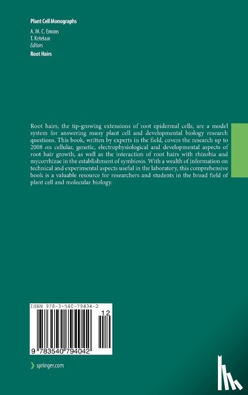 Anne Mie C. Emons, Tijs Ketelaar - Root Hairs