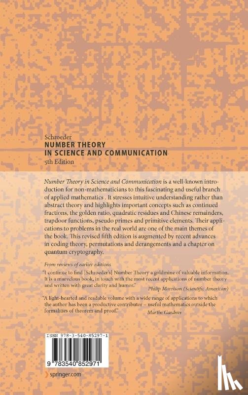 Manfred Schroeder - Number Theory in Science and Communication