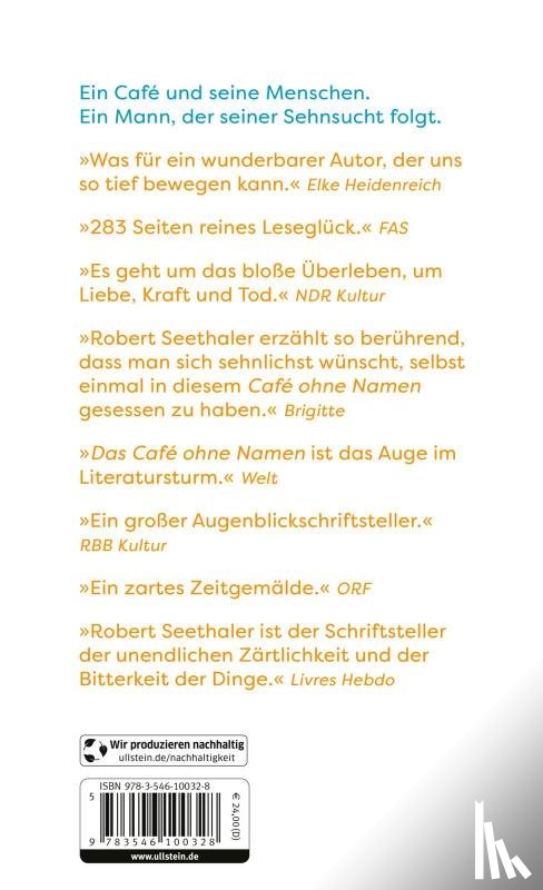 Seethaler, Robert - Das Café ohne Namen