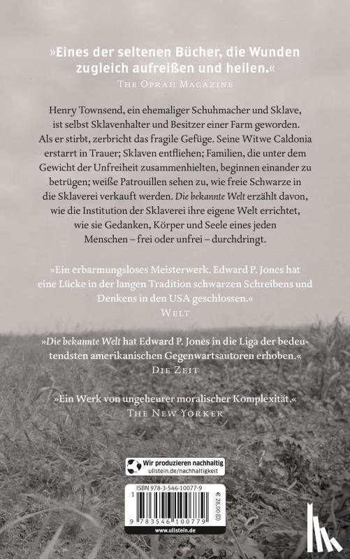 Jones, Edward P. - Die bekannte Welt