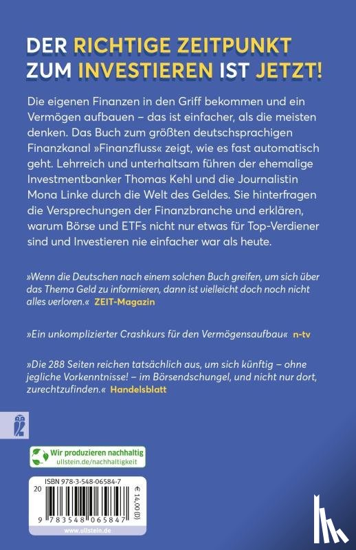 Kehl, Thomas, Linke, Mona - Das einzige Buch, das Du über Finanzen lesen solltest