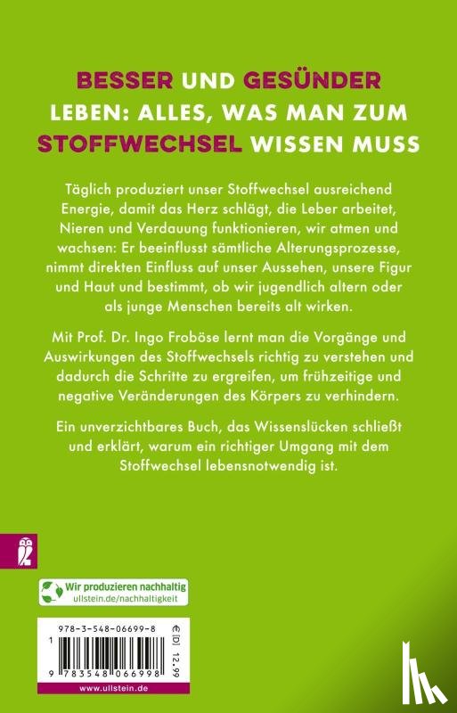 Froböse, Ingo - Der Stoffwechsel-Kompass