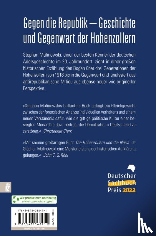 Malinowski, Stephan - Die Hohenzollern und die Nazis