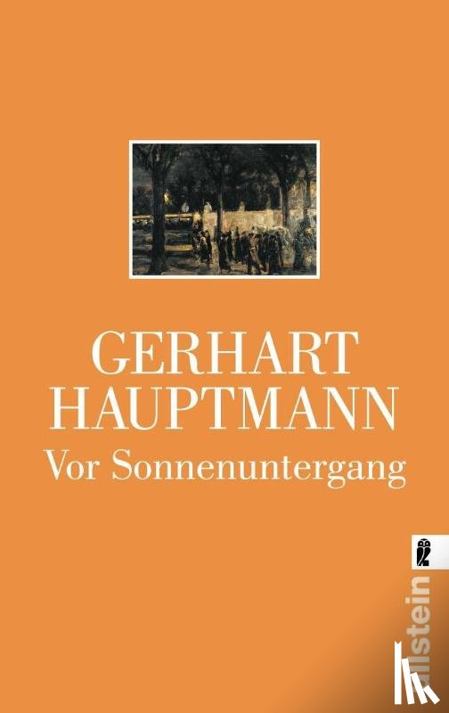 Hauptmann, Gerhart - Vor Sonnenuntergang
