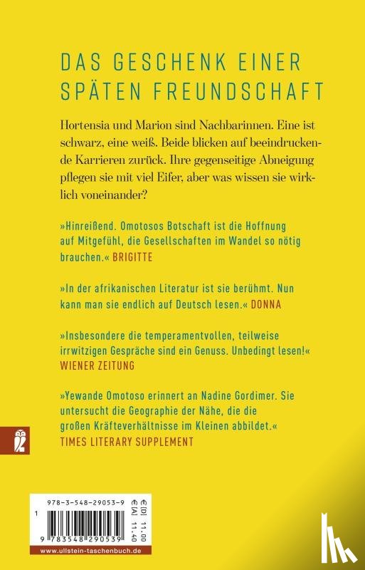 Omotoso, Yewande - Die Frau nebenan