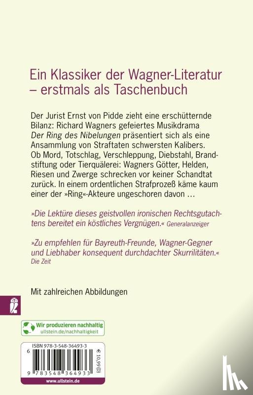 Pidde, Ernst von - Richard Wagners "Ring des Nibelungen" im Lichte des deutschen Strafrechts