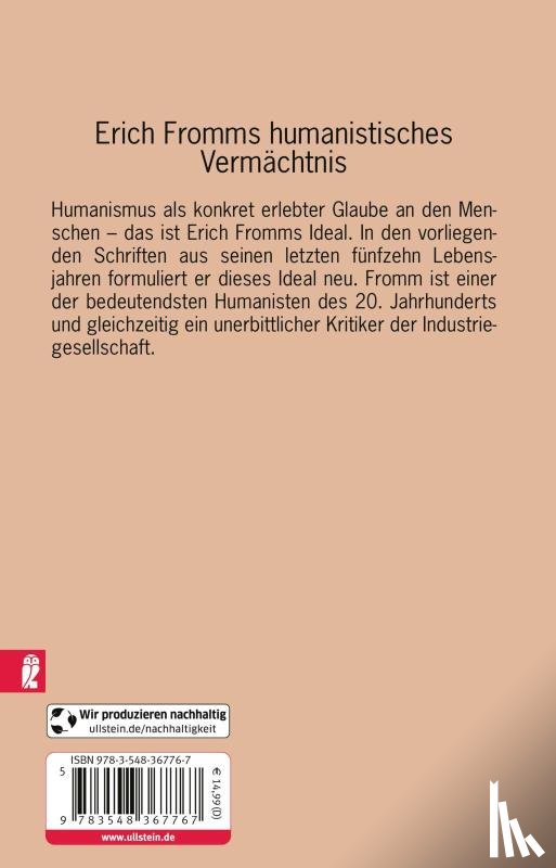 Fromm, Erich - Humanismus als reale Utopie
