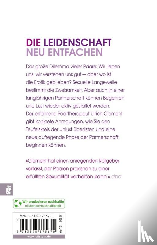 Clement, Ulrich - Guter Sex trotz Liebe
