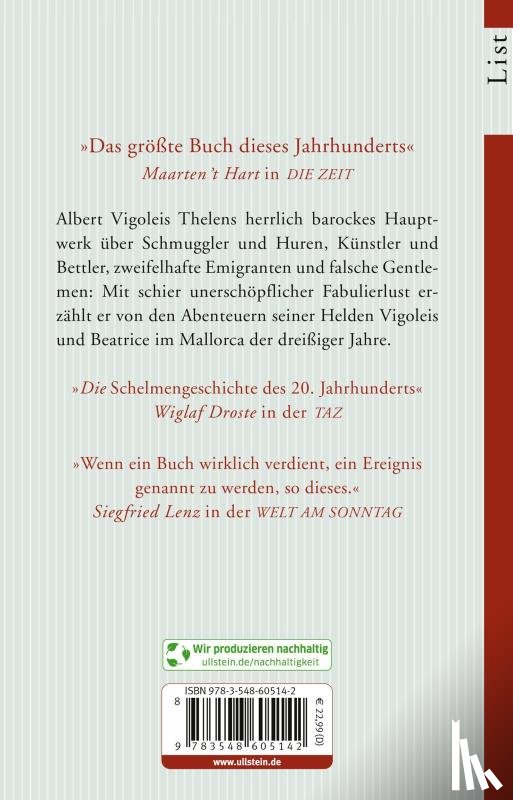 Thelen, Albert Vigoleis - Die Insel des zweiten Gesichts