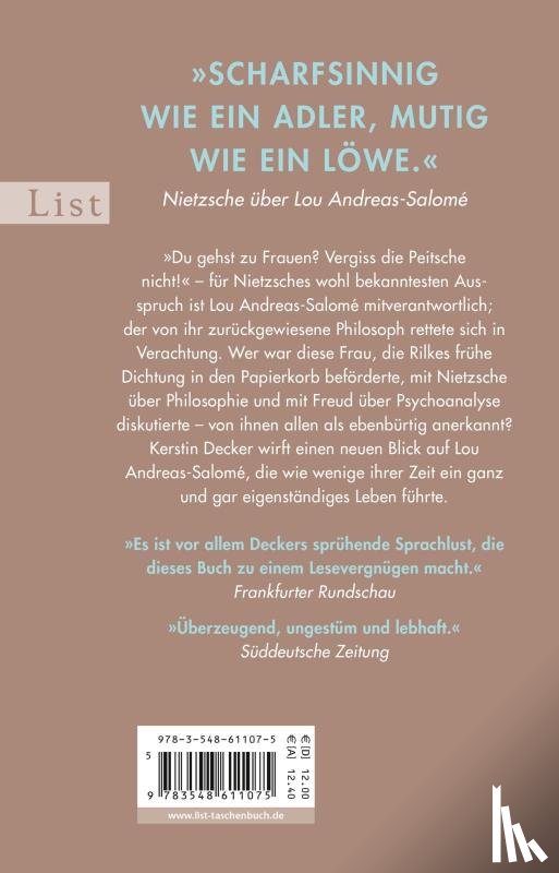 Decker, Kerstin - Lou Andreas-Salomé