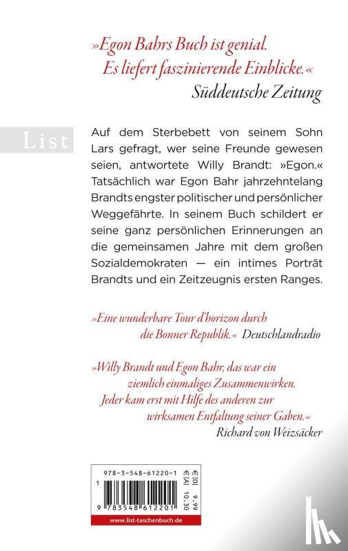 Bahr, Egon - »Das musst du erzählen«