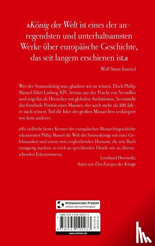 Mansel, Philip - König der Welt