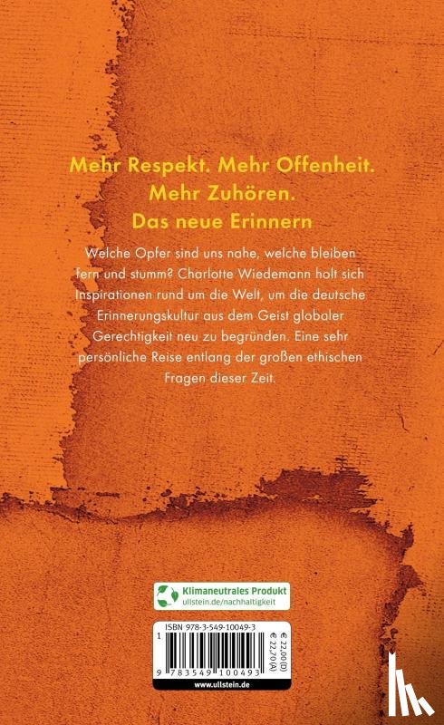 Wiedemann, Charlotte - Den Schmerz der Anderen begreifen