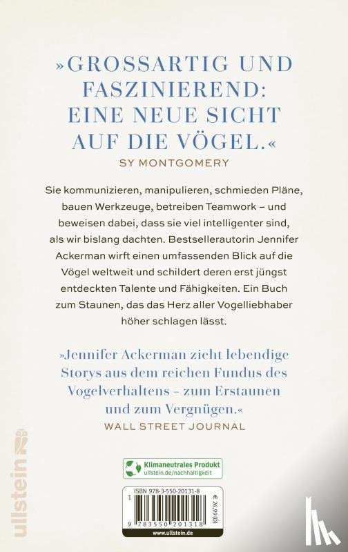 Ackerman, Jennifer - Die geheime Welt der Vögel