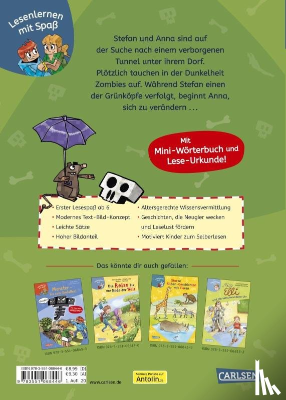 Wolz, Heiko - Lesenlernen mit Spaß - Minecraft 1: Zombies - bis der Arzt kommt!
