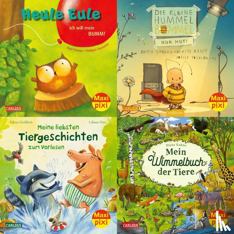 diverse - Maxi-Pixi-Box 103: Bilderbuchspaß mit tollen Tieren (4x5 Exemplare)