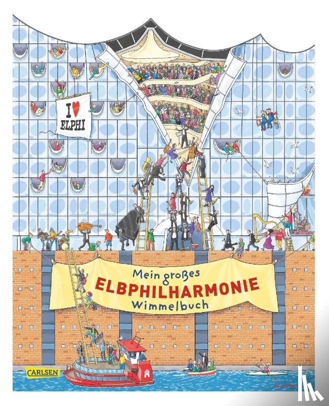 Ahlgrimm, Achim - Mein großes Elbphilharmonie-Wimmelbuch