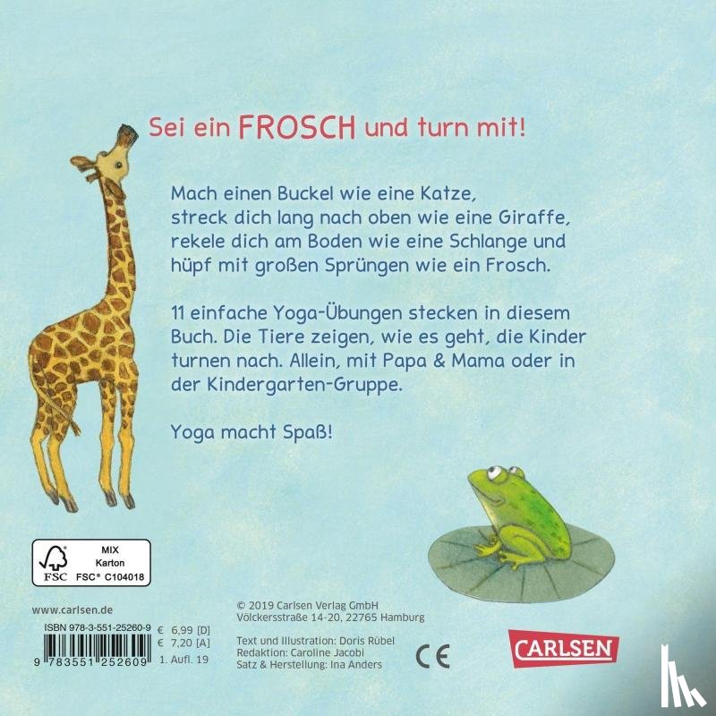 Rübel, Doris - Turnen wie die Tiere - Yoga für Kinder