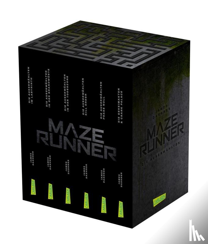 Dashner, James - Maze-Runner-Schuber (6 Bände im Taschenbuch-Schuber inklusive Bonusband mit »Crank Palace« und »Die Geheimakten«)