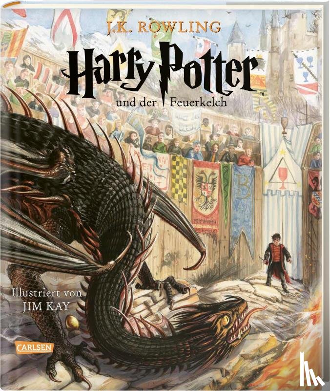Rowling, J. K. - Harry Potter und der Feuerkelch (farbig illustrierte Schmuckausgabe) (Harry Potter 4)