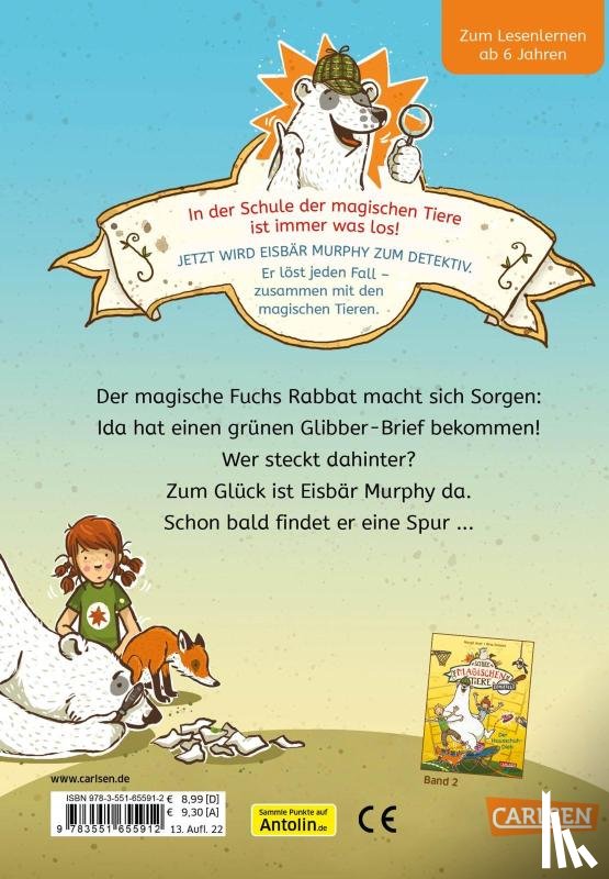 Auer, Margit - Die Schule der magischen Tiere ermittelt 1: Der grüne Glibber-Brief (Zum Lesenlernen)