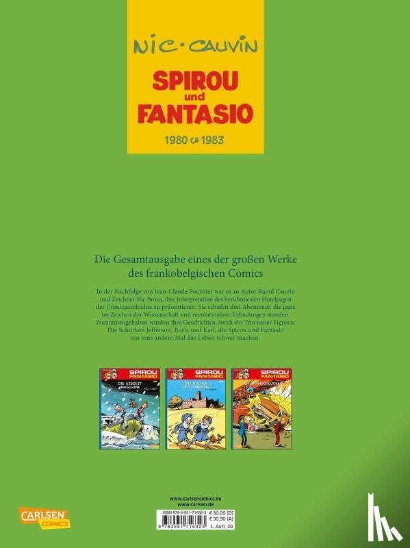 Cauvin, Raoul - Spirou und Fantasio Gesamtausgabe 12: 1980-1983