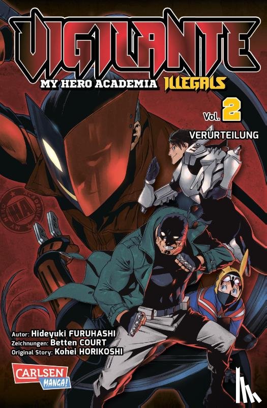 Horikoshi, Kohei, Furuhashi, Hideyuki, Court, Betten - Vigilante - My Hero Academia Illegals 2