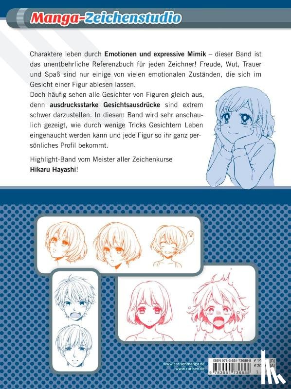 Hayashi, Hikaru - Manga-Zeichenstudio: Emotionen und Mimik ausdrucksstark zeichnen