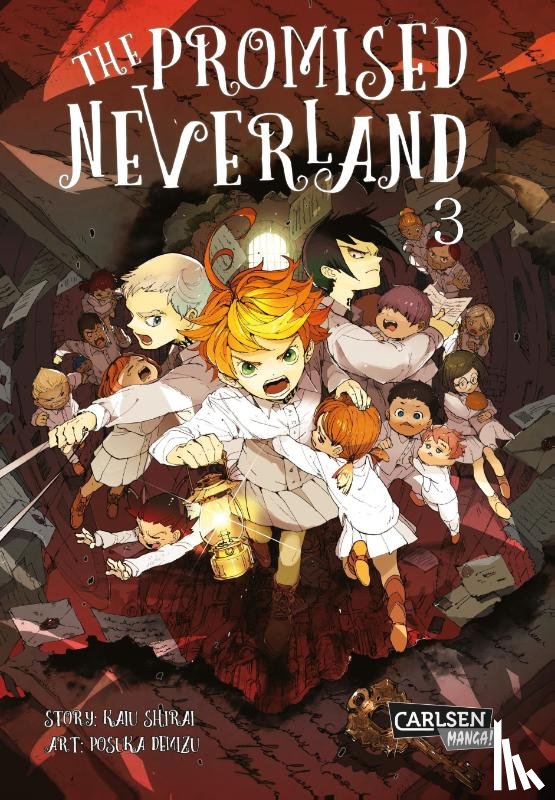 Shirai, Kaiu, Demizu, Posuka - The Promised Neverland 3