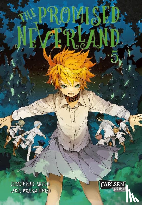 Shirai, Kaiu, Demizu, Posuka - The Promised Neverland 5