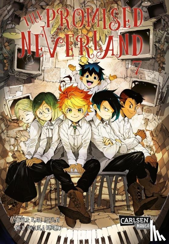 Shirai, Kaiu, Demizu, Posuka - The Promised Neverland 7