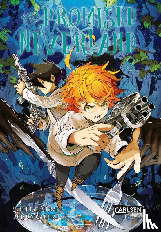 Shirai, Kaiu, Demizu, Posuka - The Promised Neverland 8