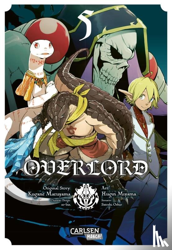Maruyama, Kugane, Miyama, Hugin - Overlord 5