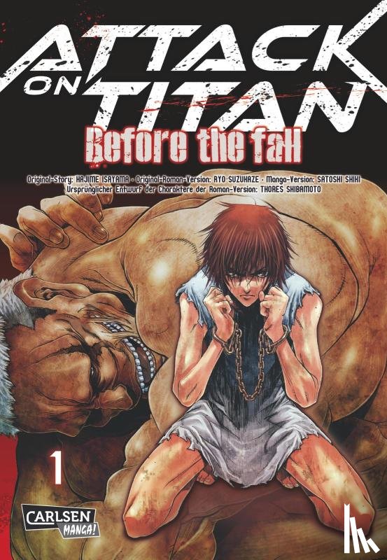 Isayama, Hajime, Suzukaze, Ryo - Attack on Titan - Before the Fall 1