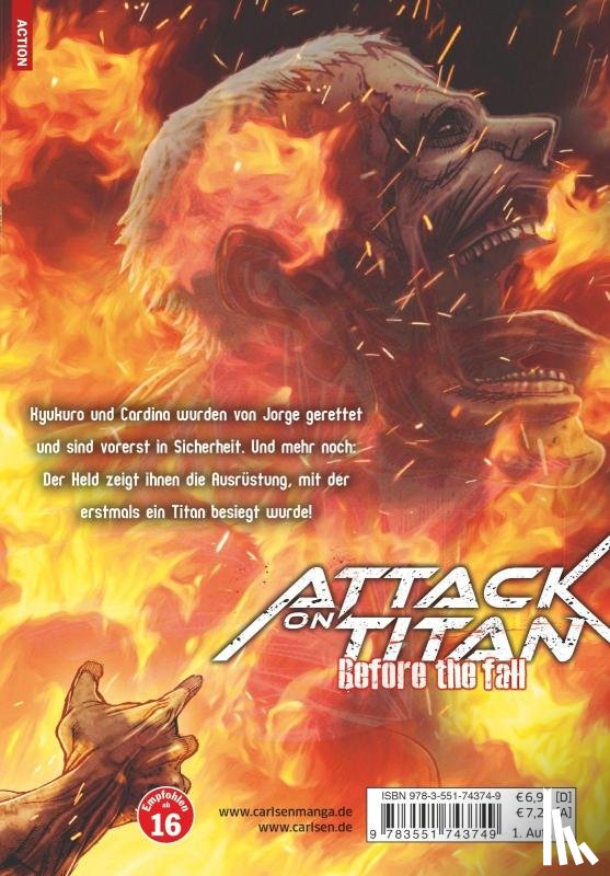 Isayama, Hajime, Suzukaze, Ryo - Attack on Titan - Before the Fall 5