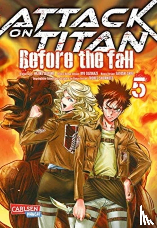 Isayama, Hajime, Suzukaze, Ryo - Attack on Titan - Before the Fall 5