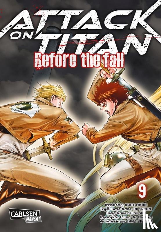 Isayama, Hajime, Suzukaze, Ryo, Shiki, Satoshi - Attack on Titan - Before the Fall 9
