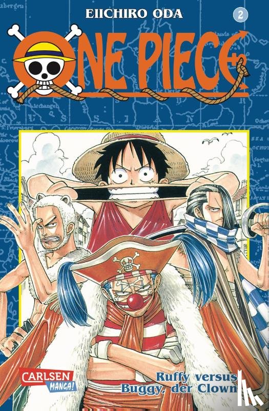 Oda, Eiichiro - One Piece 02. Ruffy versus Buggy, der Clown