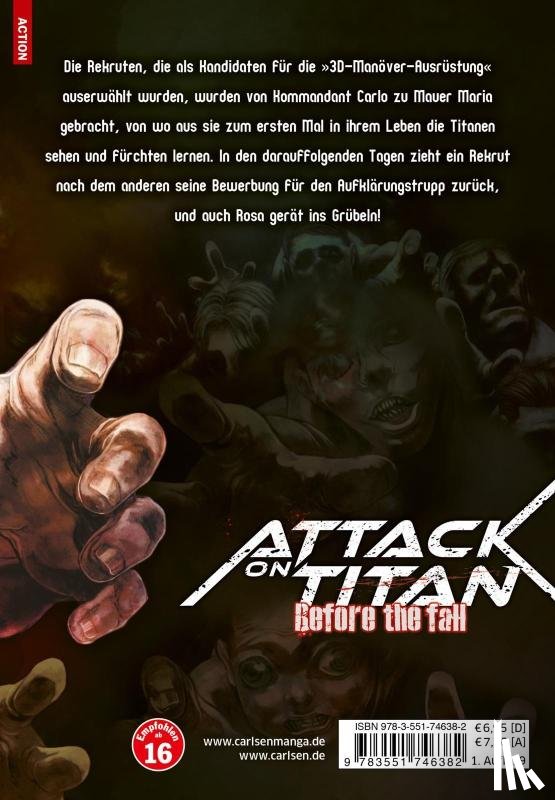 Isayama, Hajime, Suzukaze, Ryo - Attack on Titan - Before the Fall 14