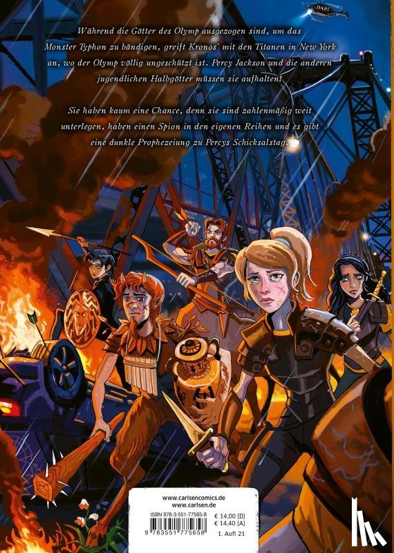 Riordan, Rick, Venditti, Robert - Percy Jackson (Comic) 5: Die letzte Göttin