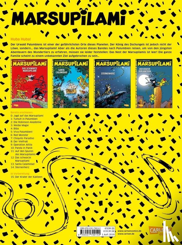 Franquin, André, Colman, Stéphan - Marsupilami 14: Sternenherz