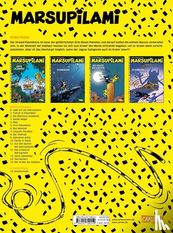 Franquin, André, Yann - Marsupilami 15: Der Krater der Kakteen