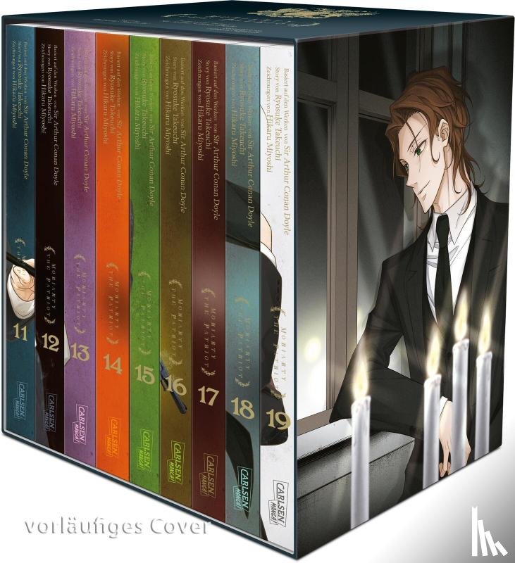 Takeuchi, Ryosuke - Moriarty the Patriot, Band 11-19 im Sammelschuber mit Extra